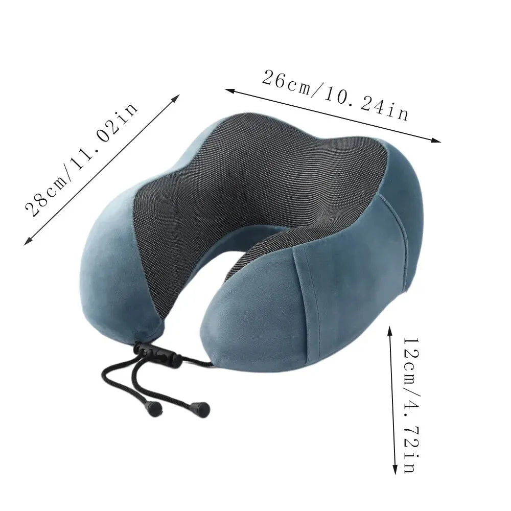 U-Shaped Travel Pillow - Ergonomic Support for Travel and Sleep 