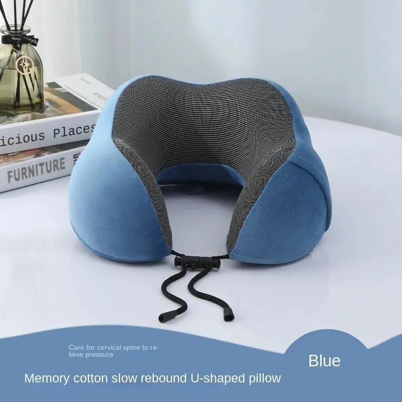 U-Shaped Travel Pillow - Ergonomic Support for Travel and Sleep 